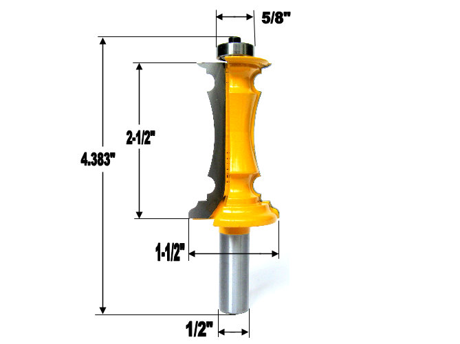 1 PC 1/2"SH Mitered Door Frame Window Casing Router Bit eBay