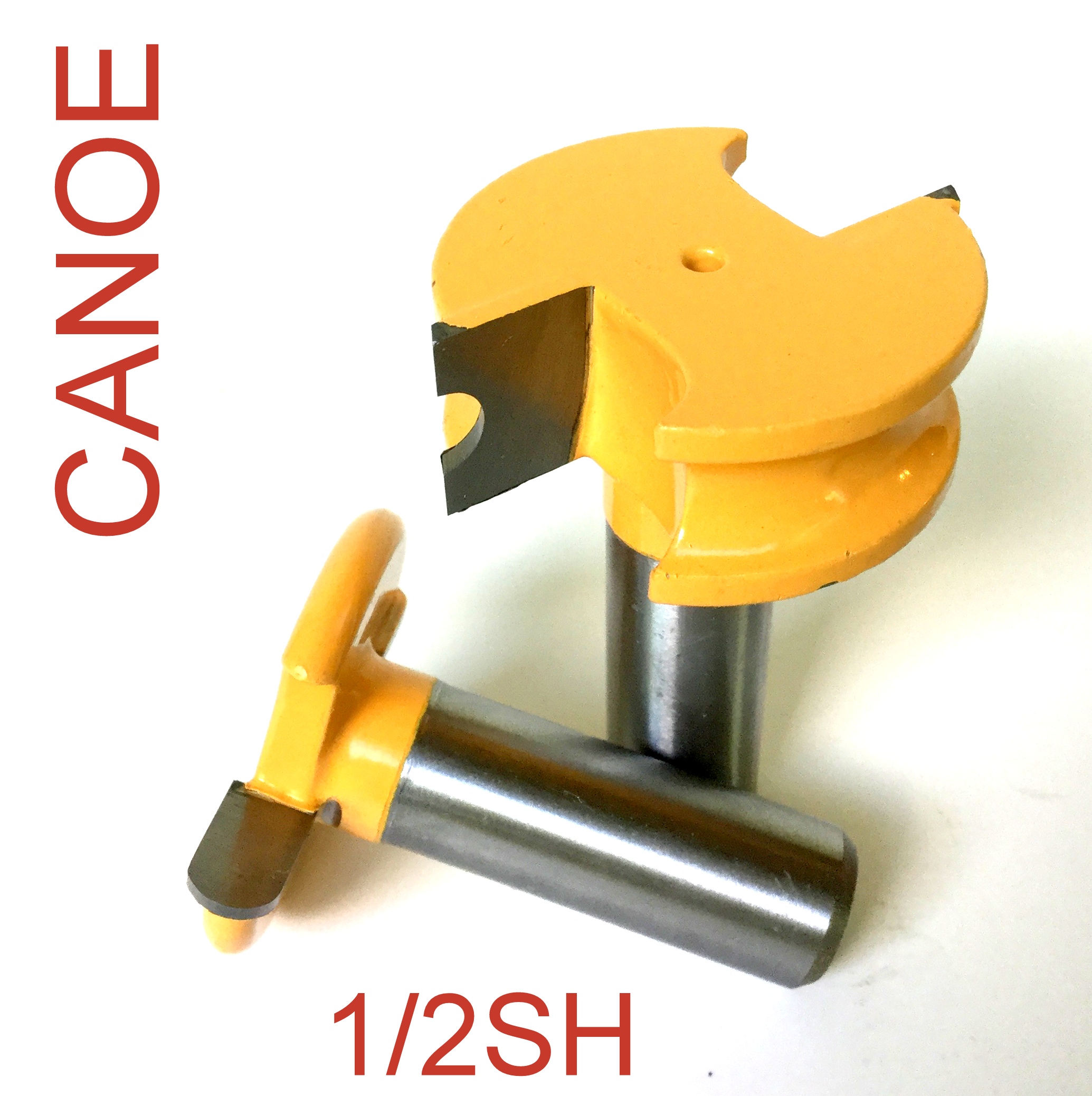 2 pc 1/2" SH 1/4" Dia. Canoe Flute and Bead Router Bit sct888 eBay