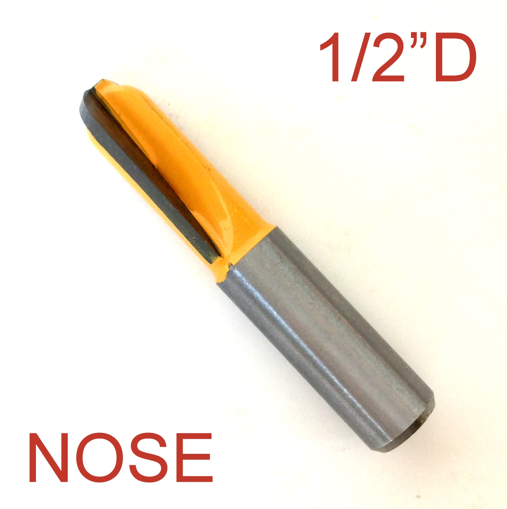 1pc 1/2" Shank 1/2" Diameter 1" Long Ball Round Nose Router Bit sct888