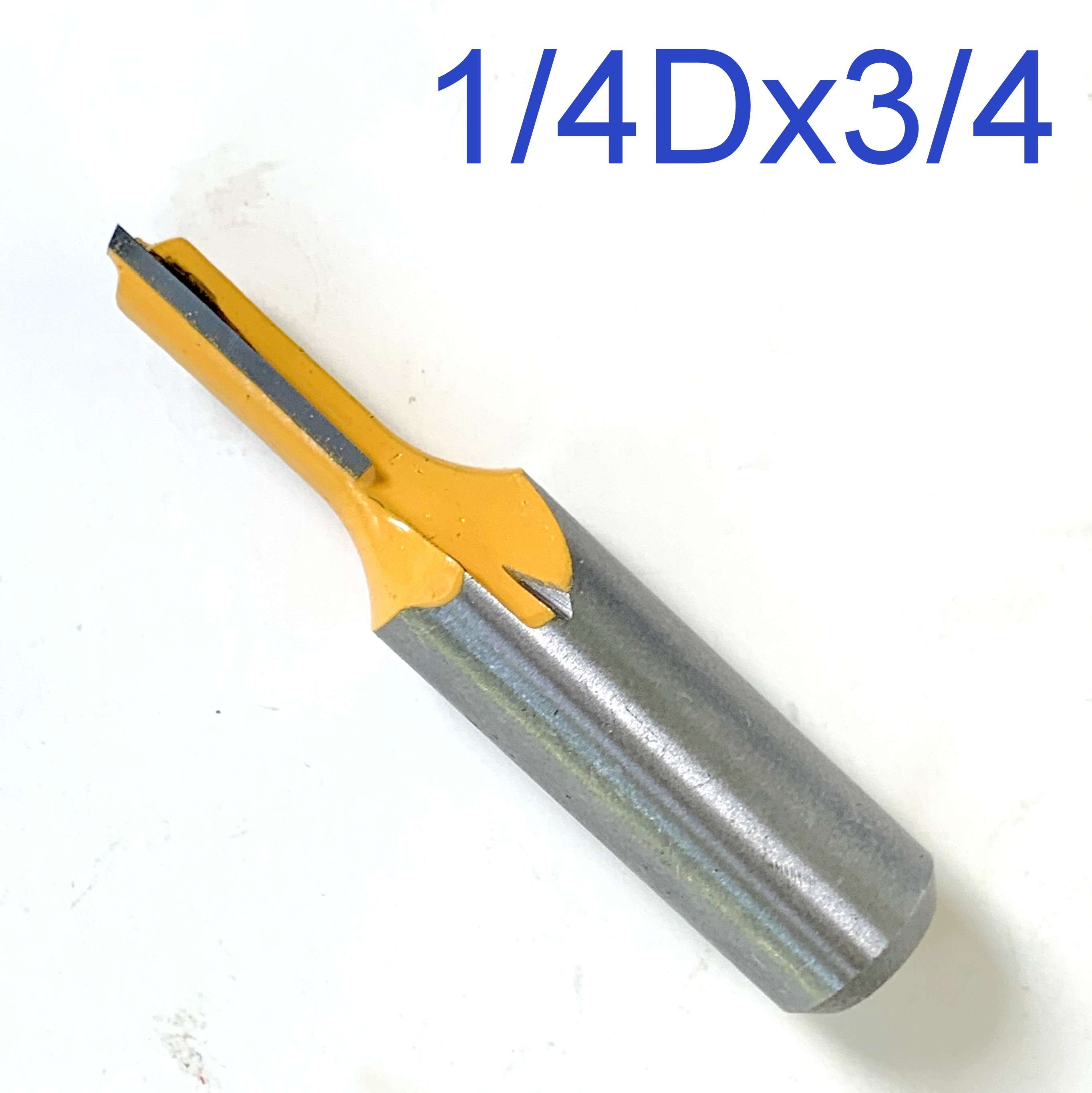 1pc 1/2" shank 1/4" Cutting Diameter 3/4" Blade Long Straight Router Bit 4861543140563 eBay