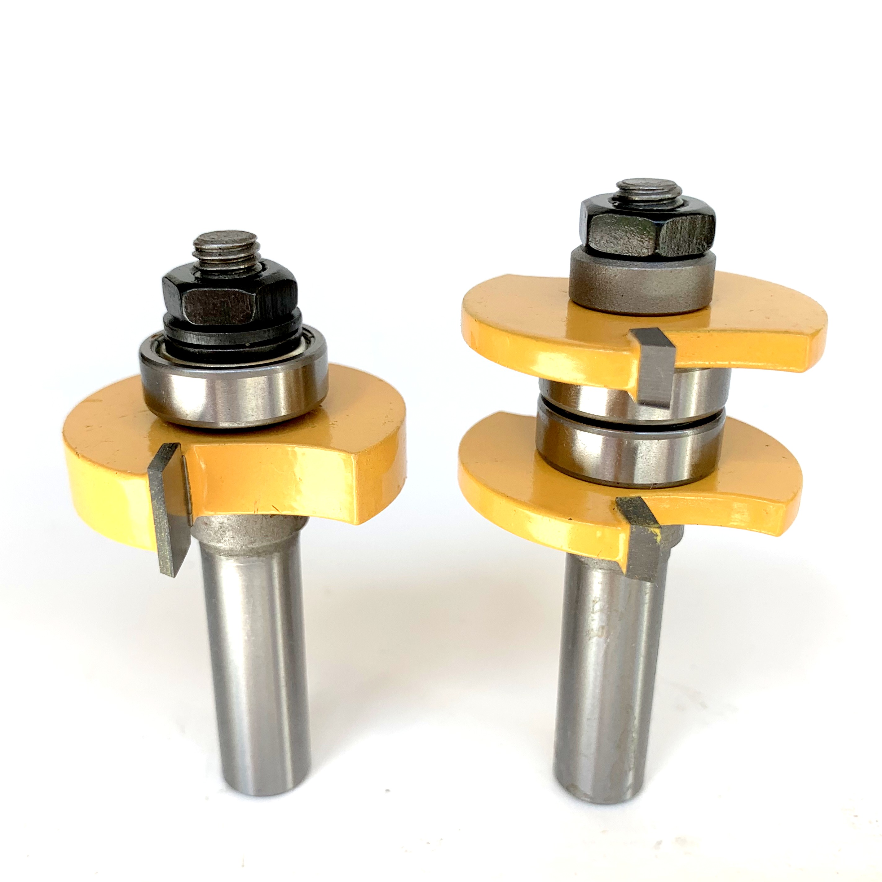 2pc 1/2" Shank 1" Stock 1/2" Tongue & Groove Router Bit sct888