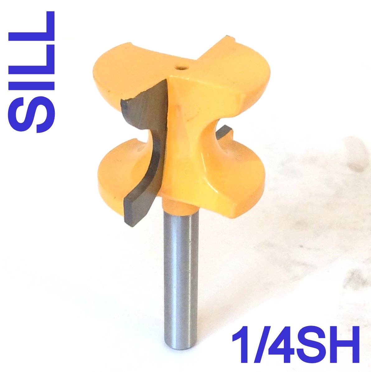 1 pc 1/4" SH Window Sill, Stool Molding & Door Pull Edge Router Bit sct