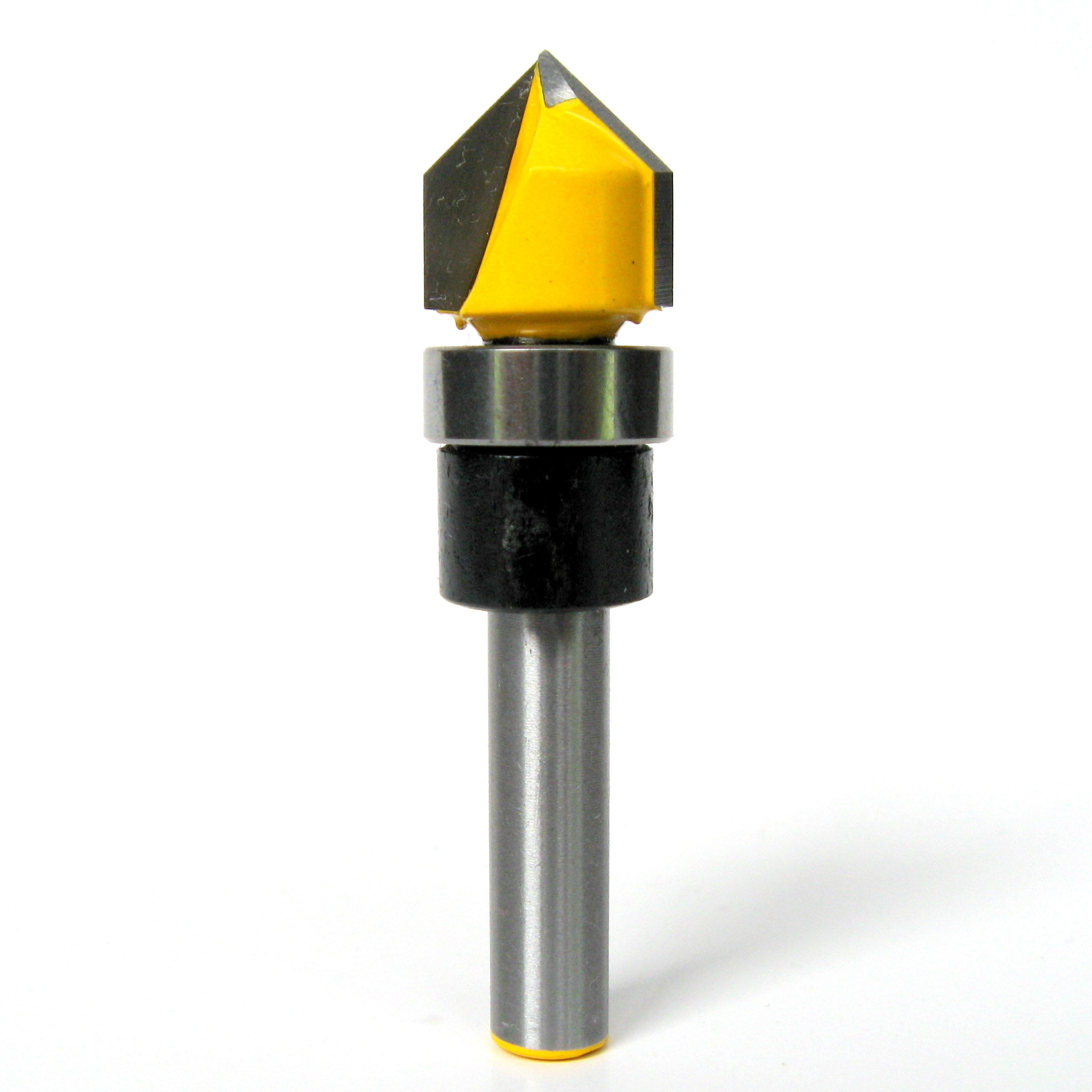 1 pc 1/4" SH 90° VGrooving Vgroove Top Bearing Router Bit S