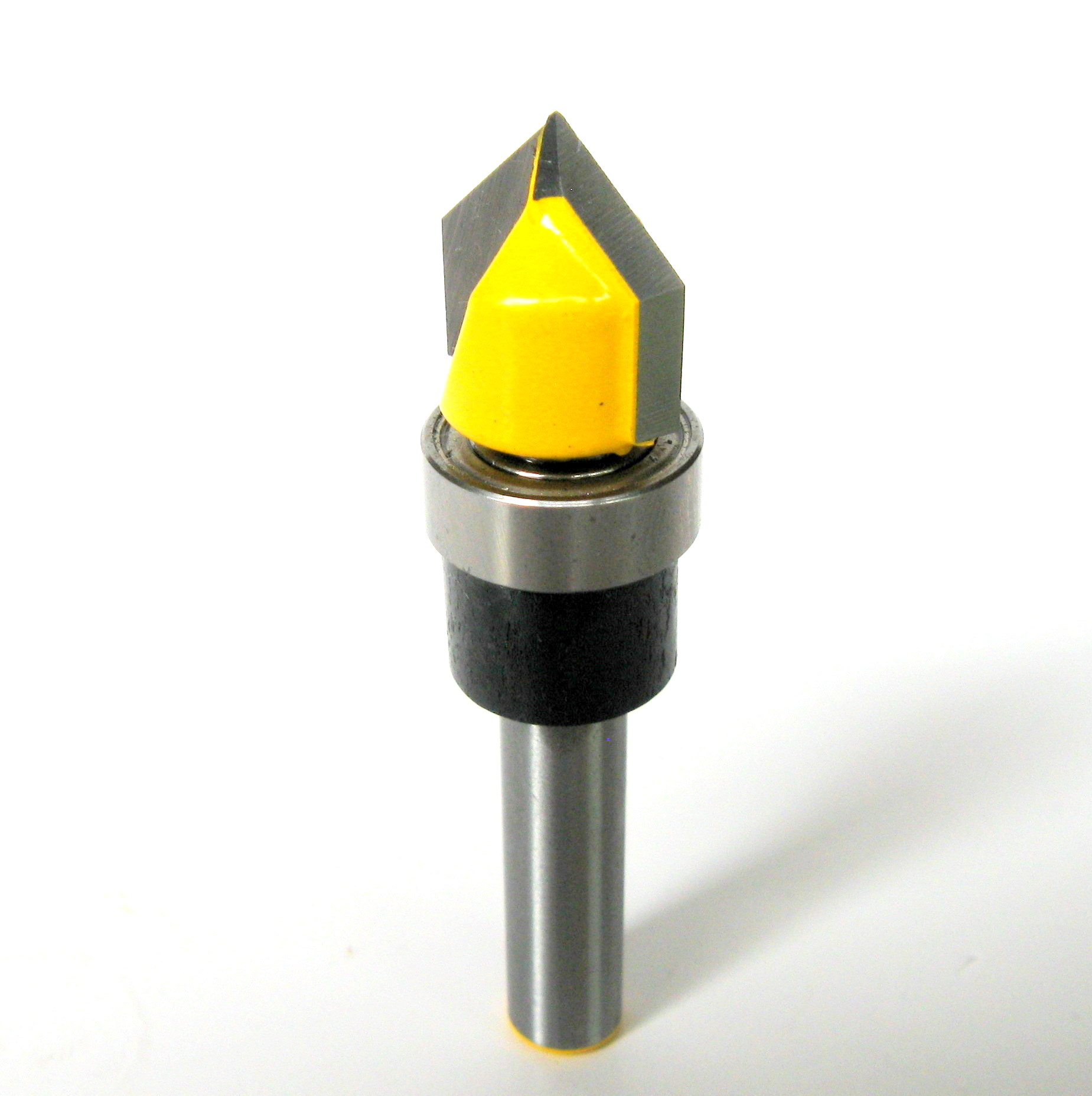 1 pc 1/4" SH 90° VGrooving Vgroove Top Bearing Router Bit S