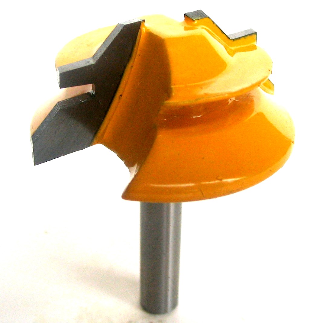 3pc1/4" Shank 45° Miter, Glue & Drawer Lock Joint Router Bit Set sct