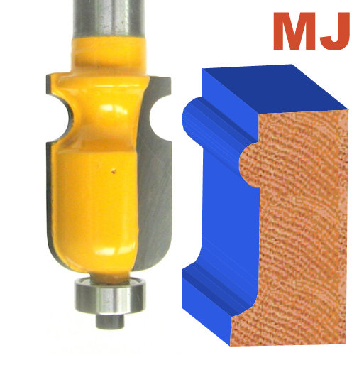 1 pc 1/2" Shank Architectural Specialty Molding J Router Bit sct888