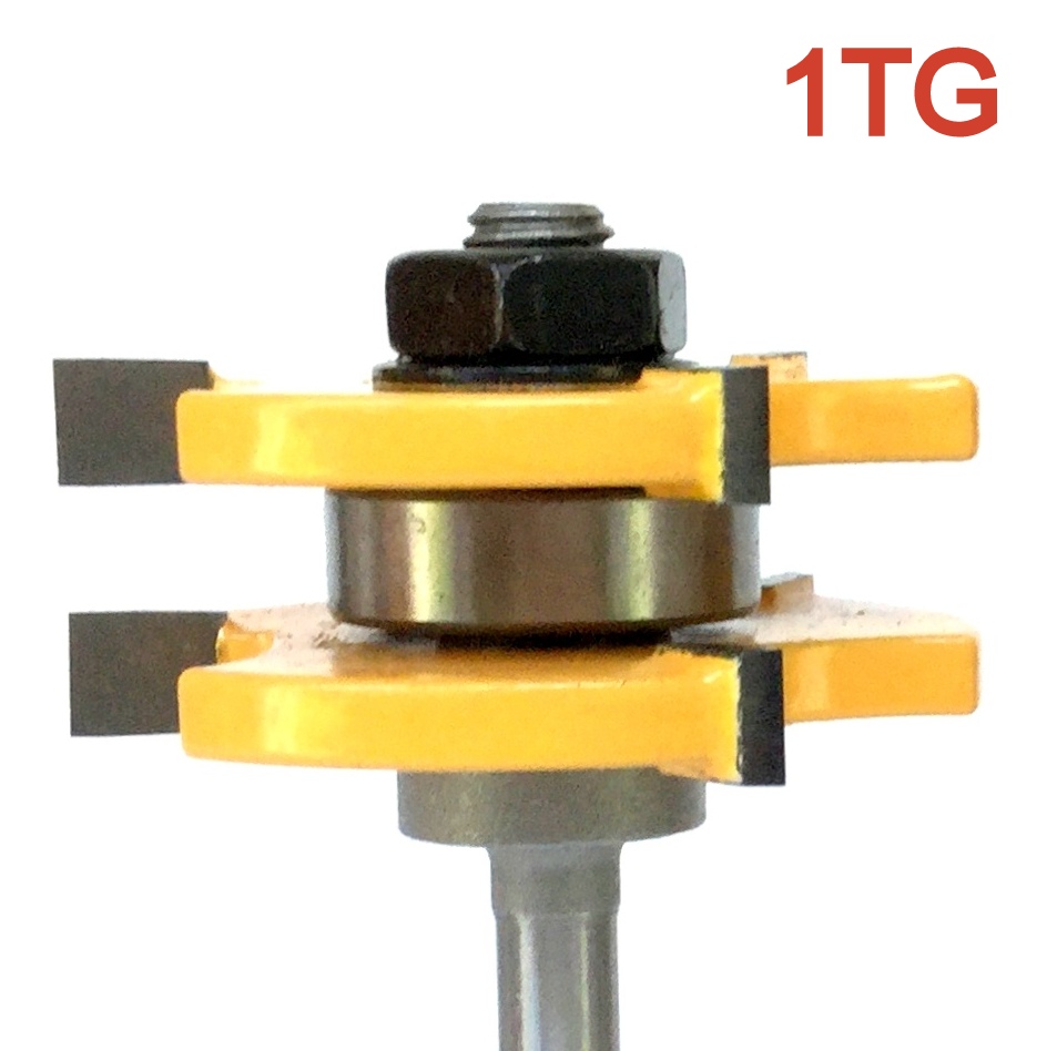 1 pc 1/4" Shank Tongue & Groove Assembly Router Bit S 4861543141249 eBay