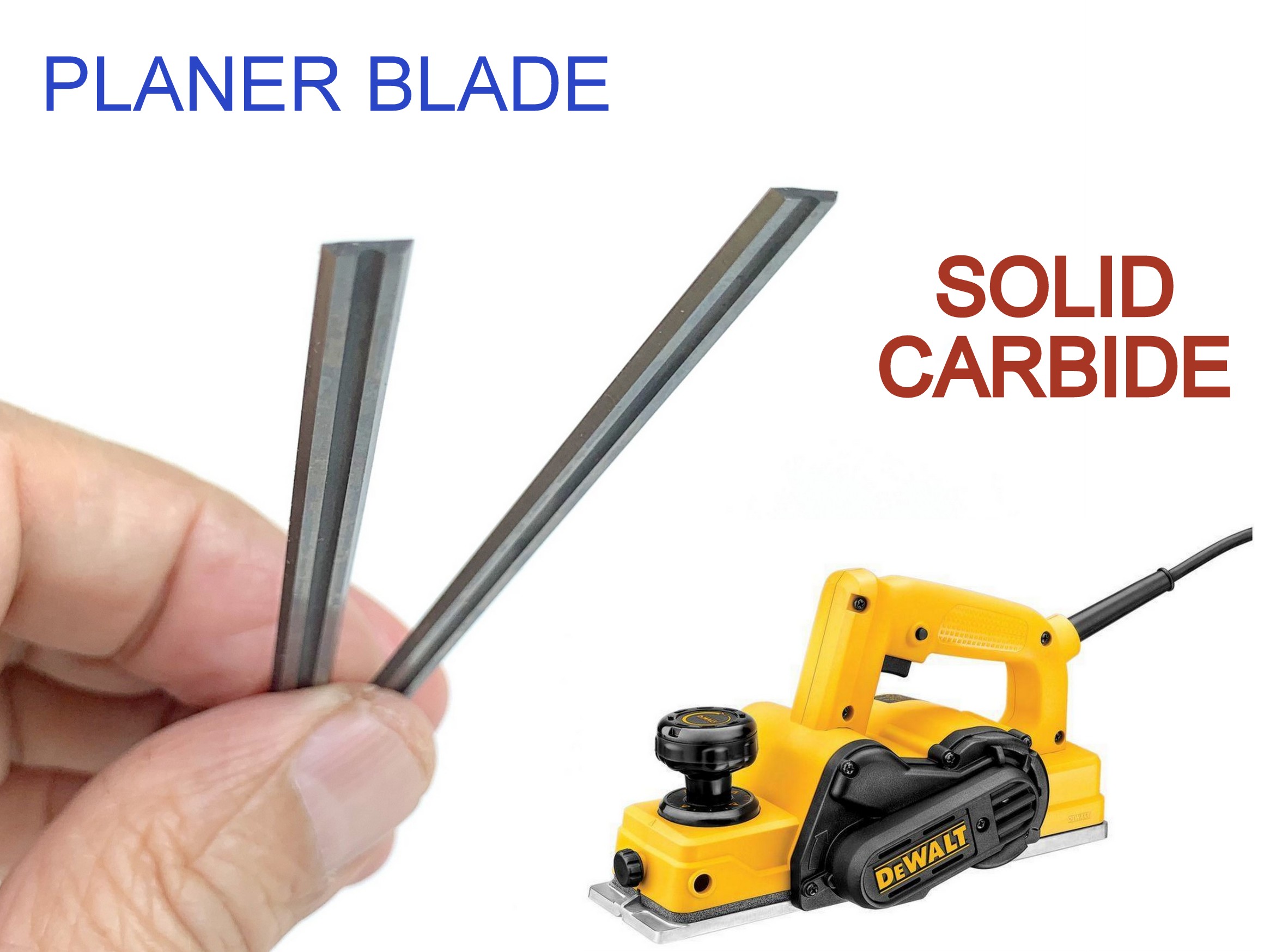 2 pc 31/4" Planer Blade (82 mm) 1 pairs Carbide Knife sct888