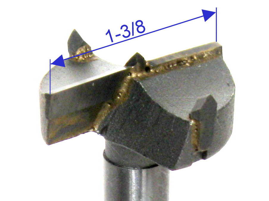 1 pc 13/8" 35mm Dia Carbide Tipped Drill Bore Forstner Hinges Bit sct