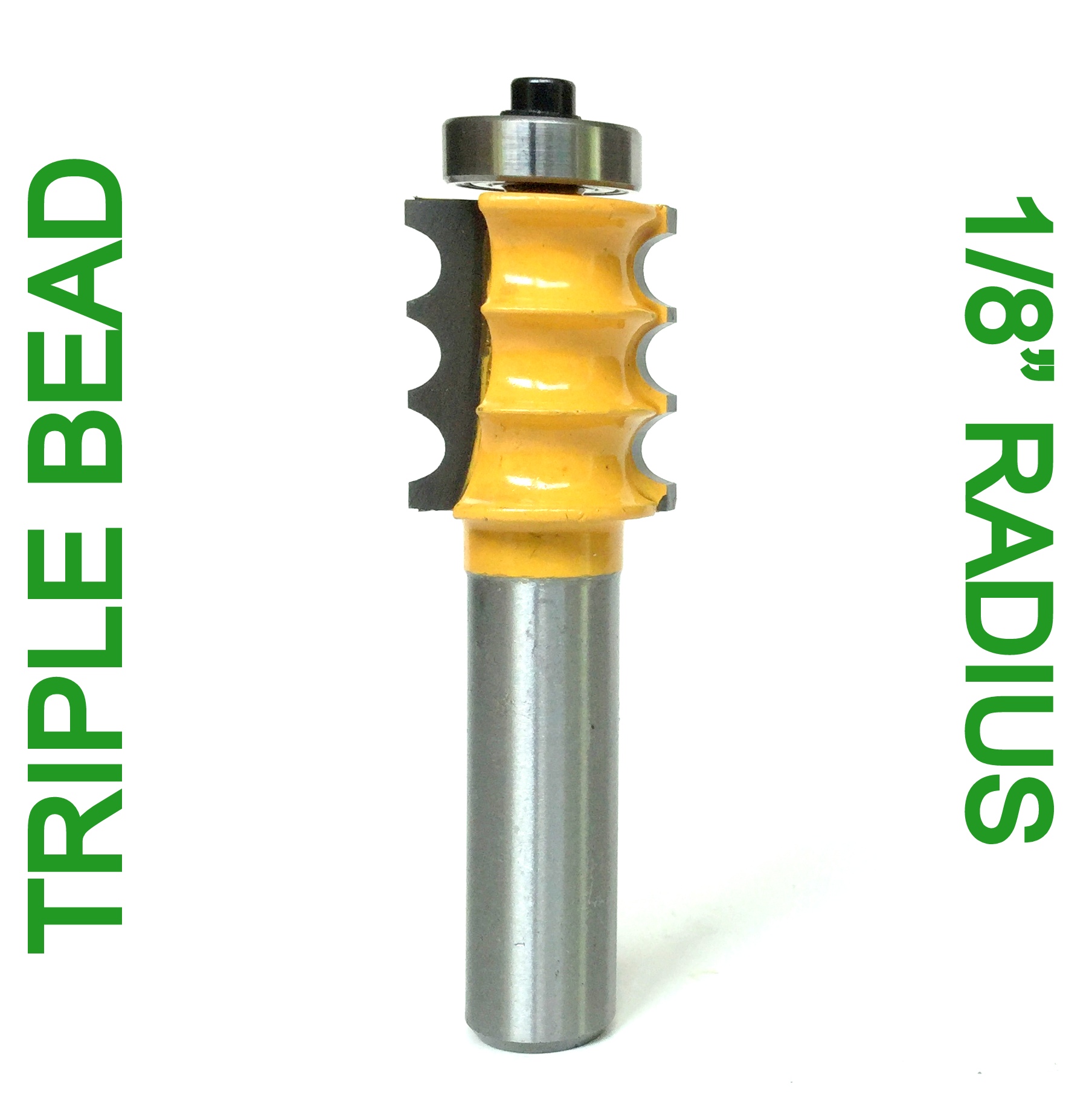 1 pc 1/2" Shank with 1/8" Rad. Triple Bead Router Bit sct888