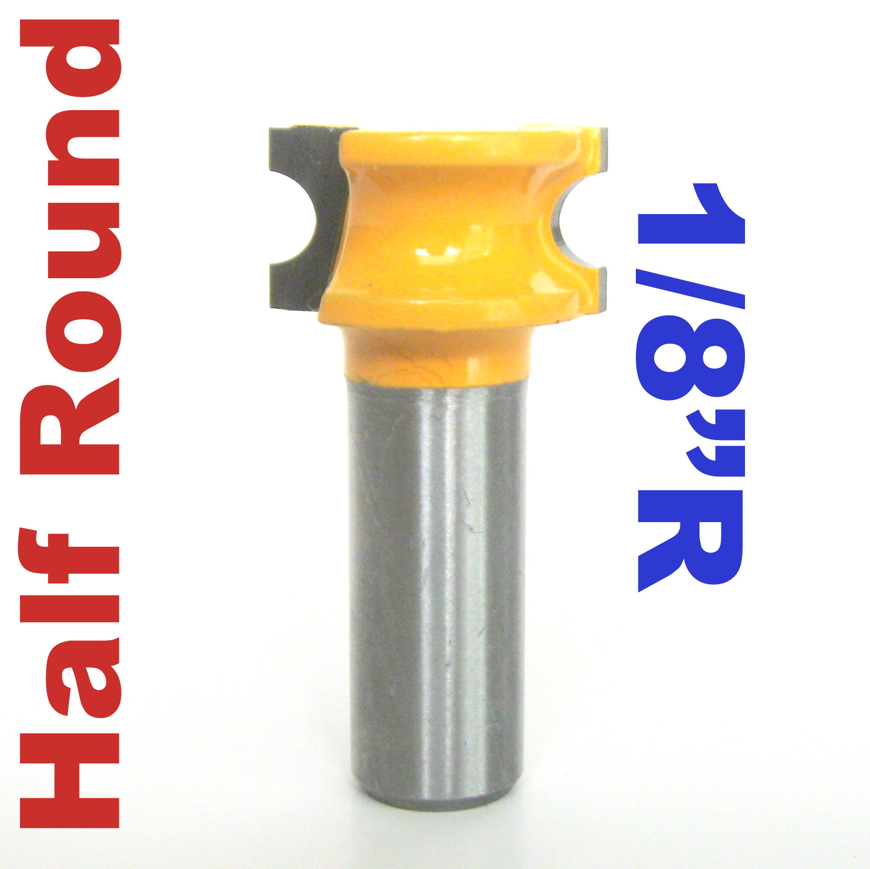1pc 1/2" Shanks 1/8" Radius Half Round Bullnose Router Bit sct888
