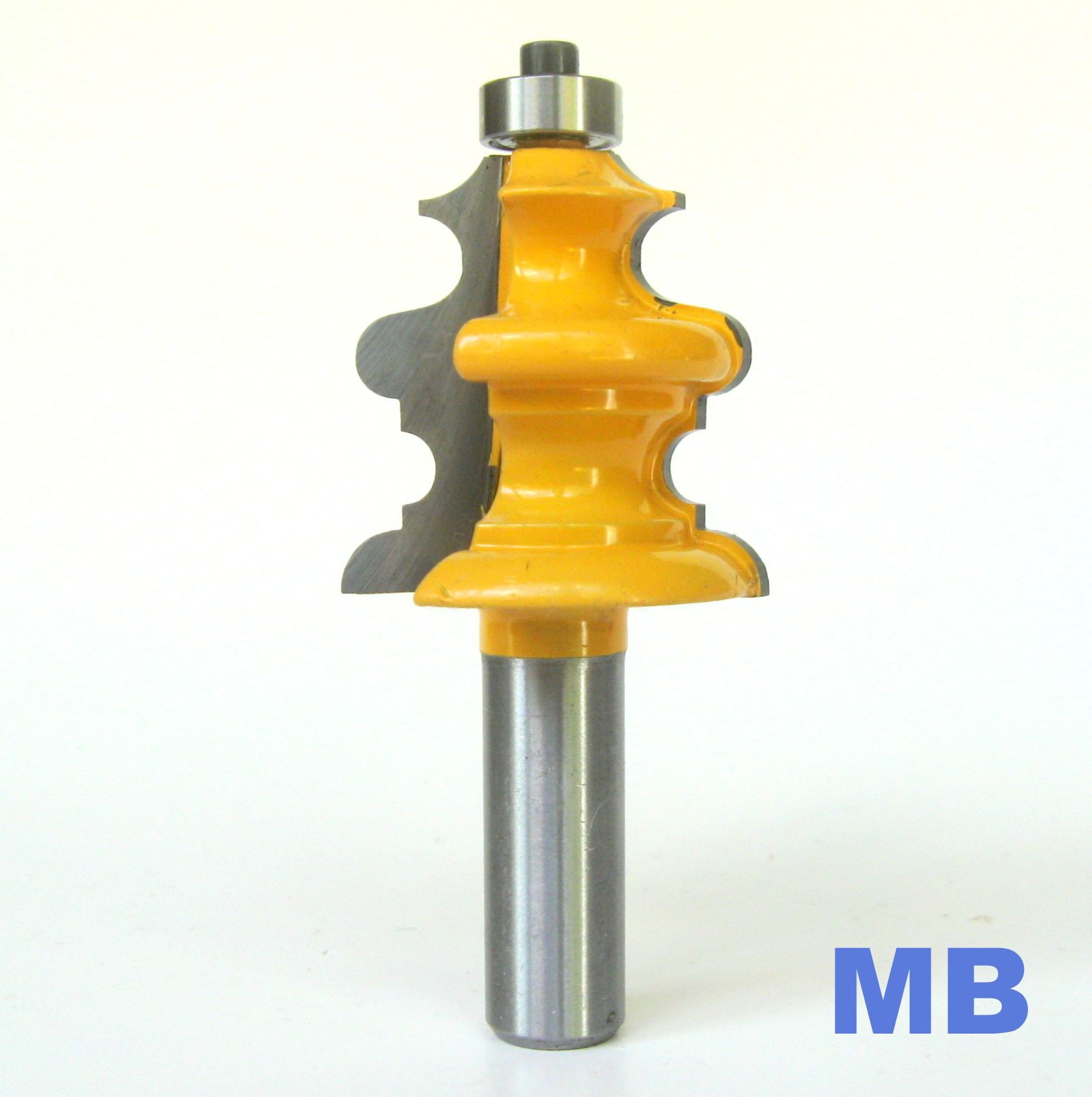 10 pc 1/2" Shank Architectural Specialty Molding Router Bit set with