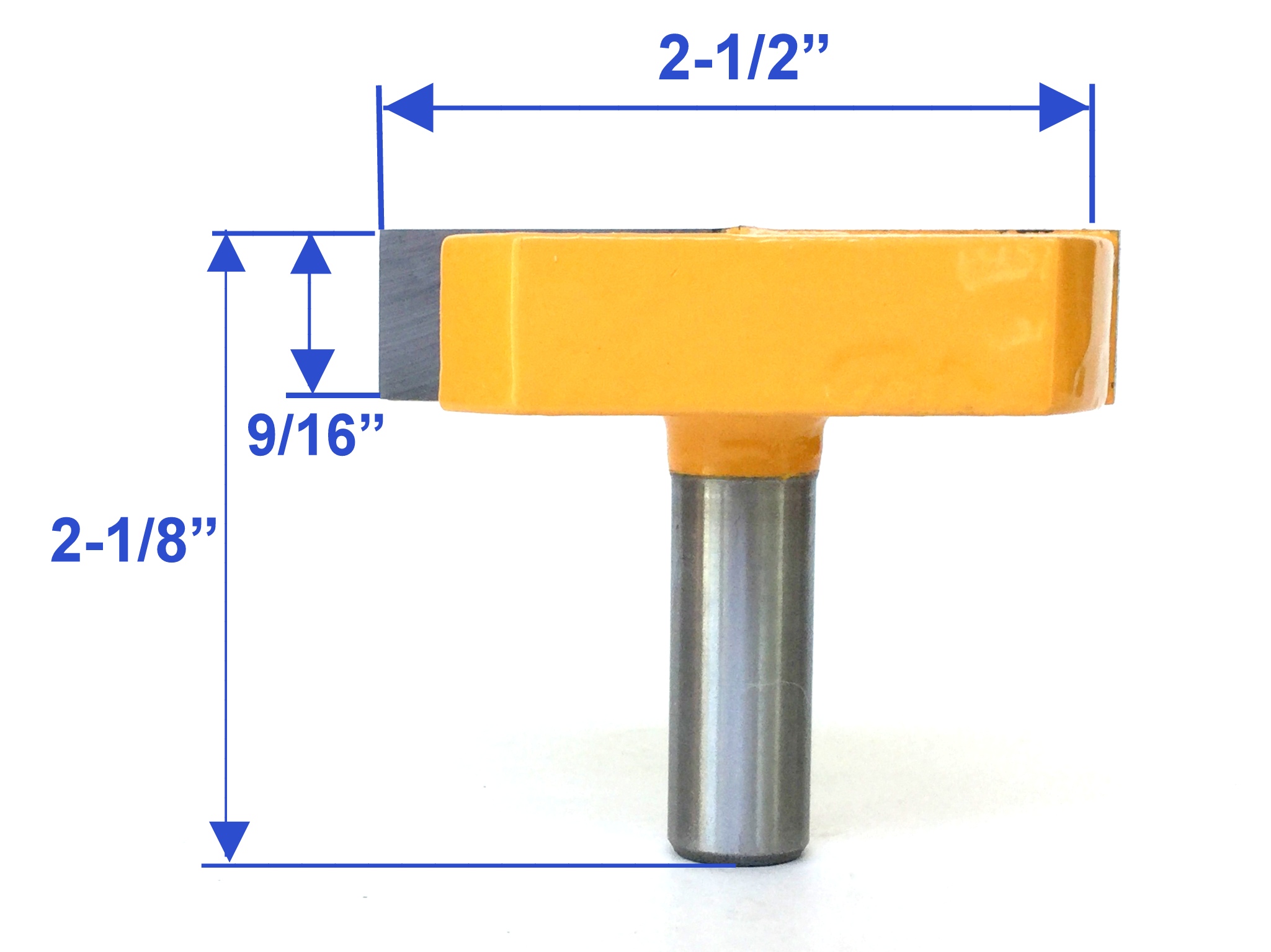 1 pc 1/2" Shank 21/2" Diameter Bottom Cleaning Router Bit re