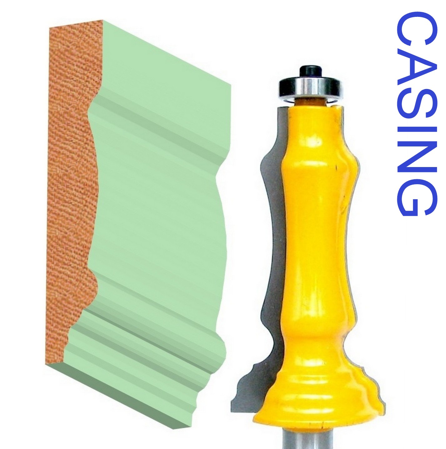 1 PC 1/2" SH Window & Door Casing and Base Molding Router Bit S