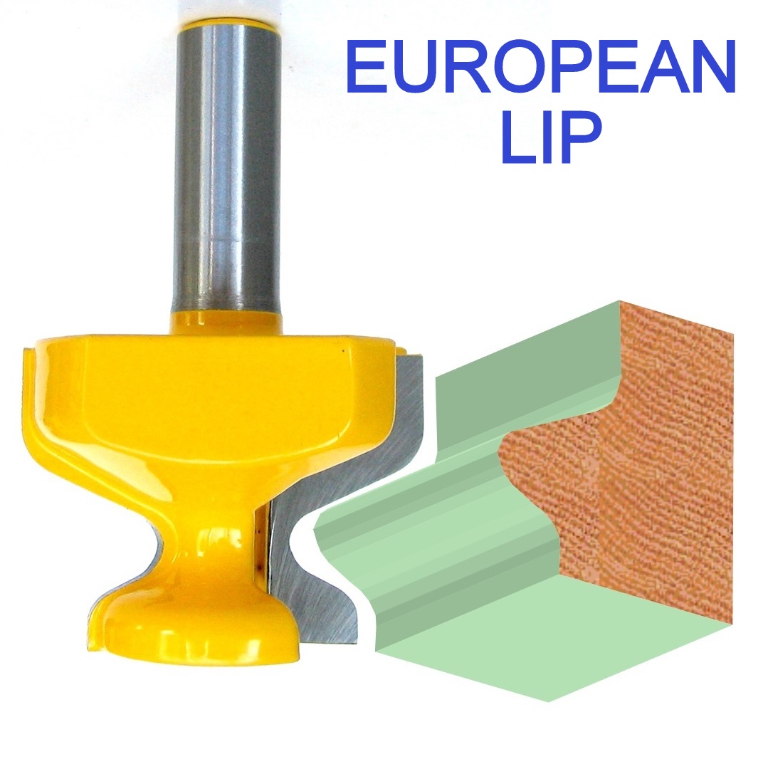 1 pc 1/2 SH Door Edge Reversible European Finger Pull Lip Router Bit