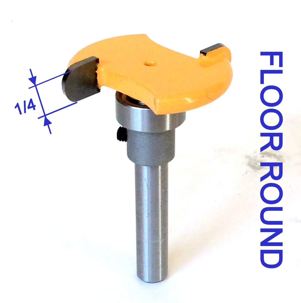 1 pc 1/4" SH Flooring for 1/8 Radius Rounded Slot Floor Router Bit sct