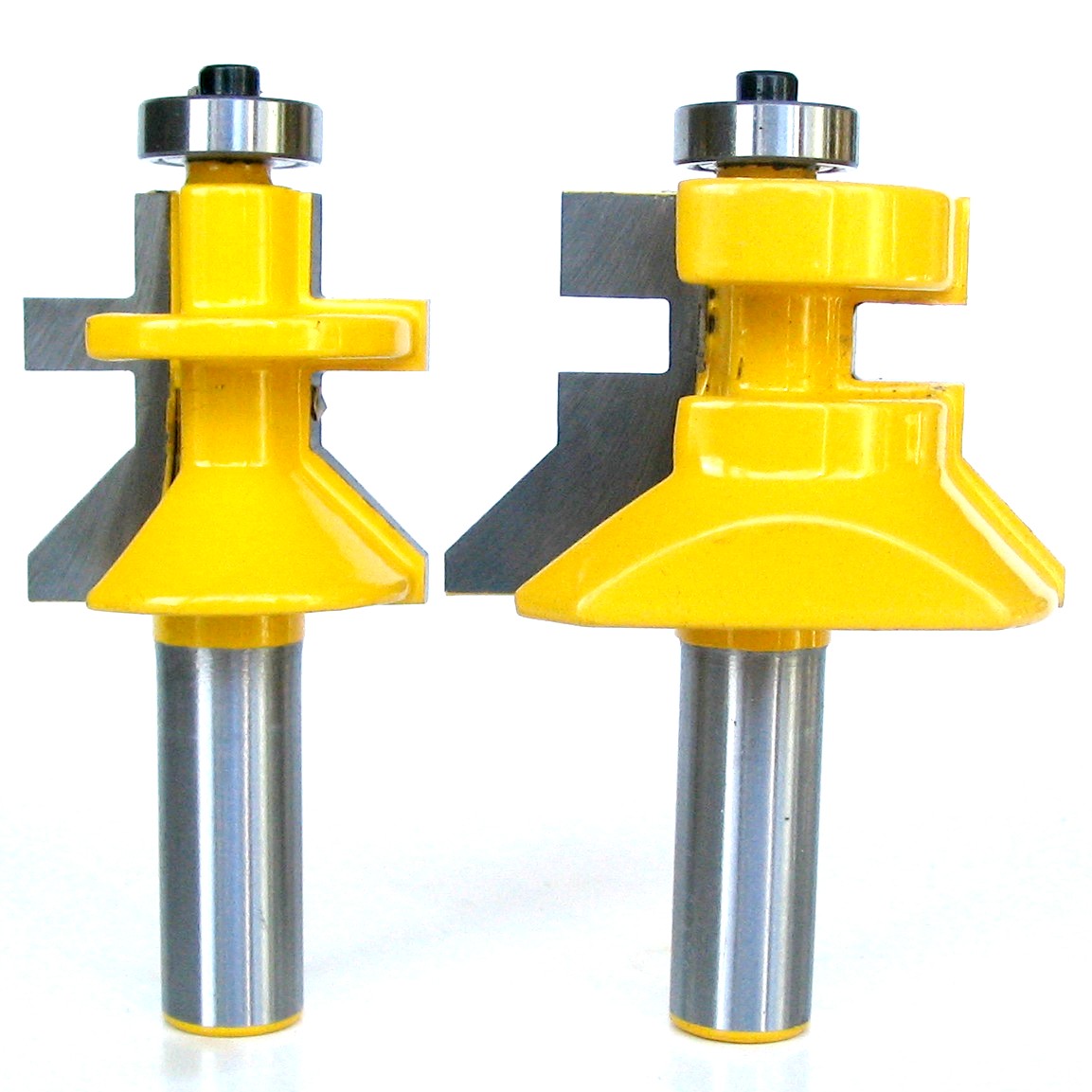 2 pc 1/2" Shank VJoint Vnotch Tongue and Groove Joint Router Bit Set